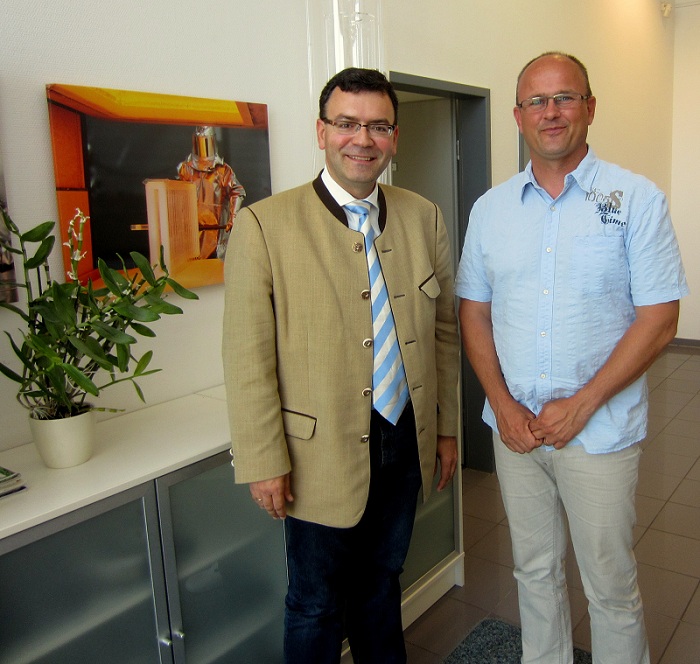 Besuch bei der Fa. semiQuarz GmbH in Allershausen