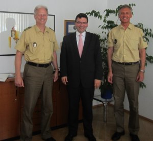 Informationsgespräch beim Polizeipräsidium Mittelfranken in Nürnberg
