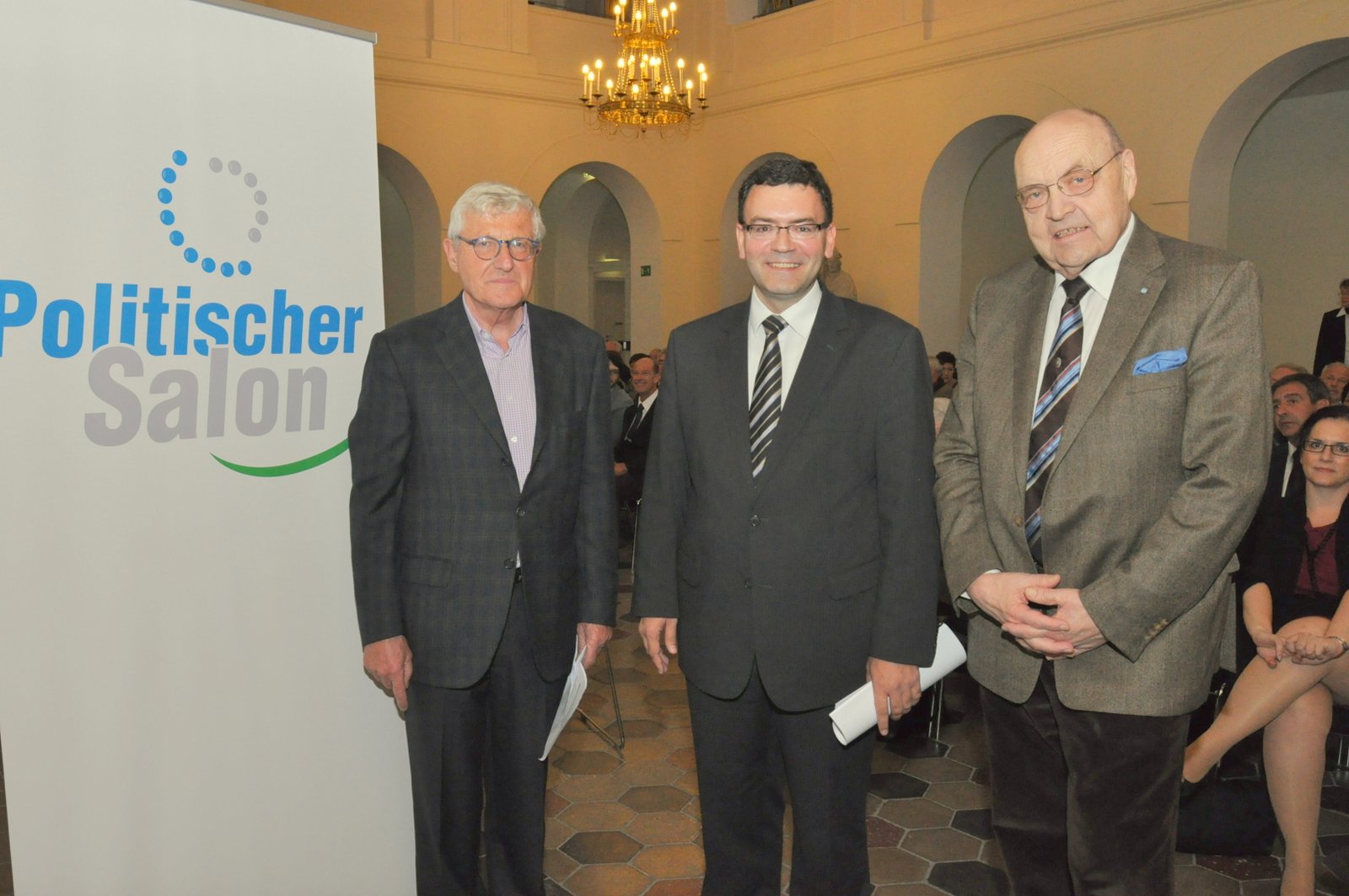 Verantwortung und Entwicklung der Medien - Politischer Salon mit Dr. Dirk Ippen und Wilfried Scharnagl