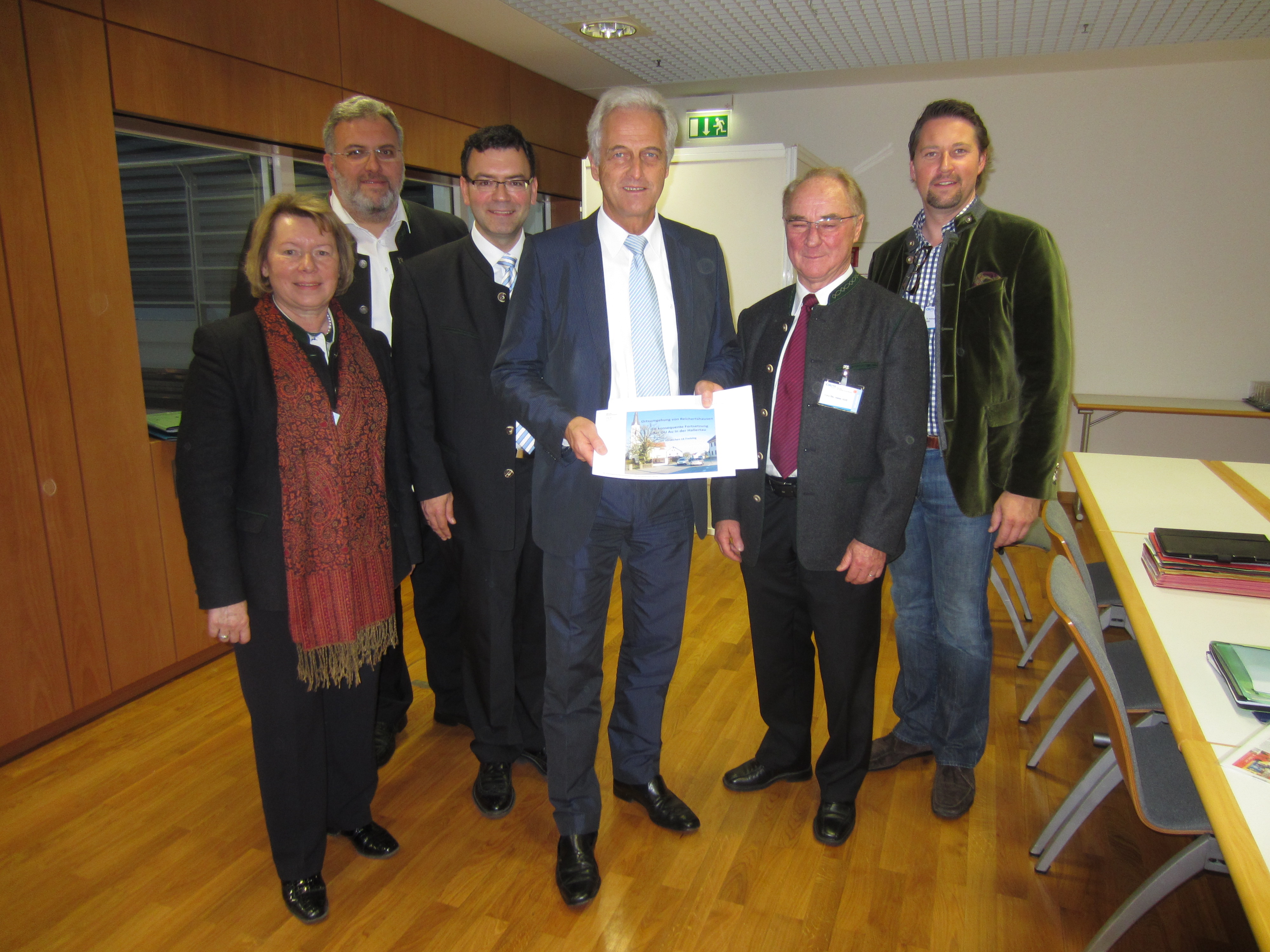 Ortsumgehung Reichertshausen mit Bundesverkehrsminister Peter Ramsauer besprochen
