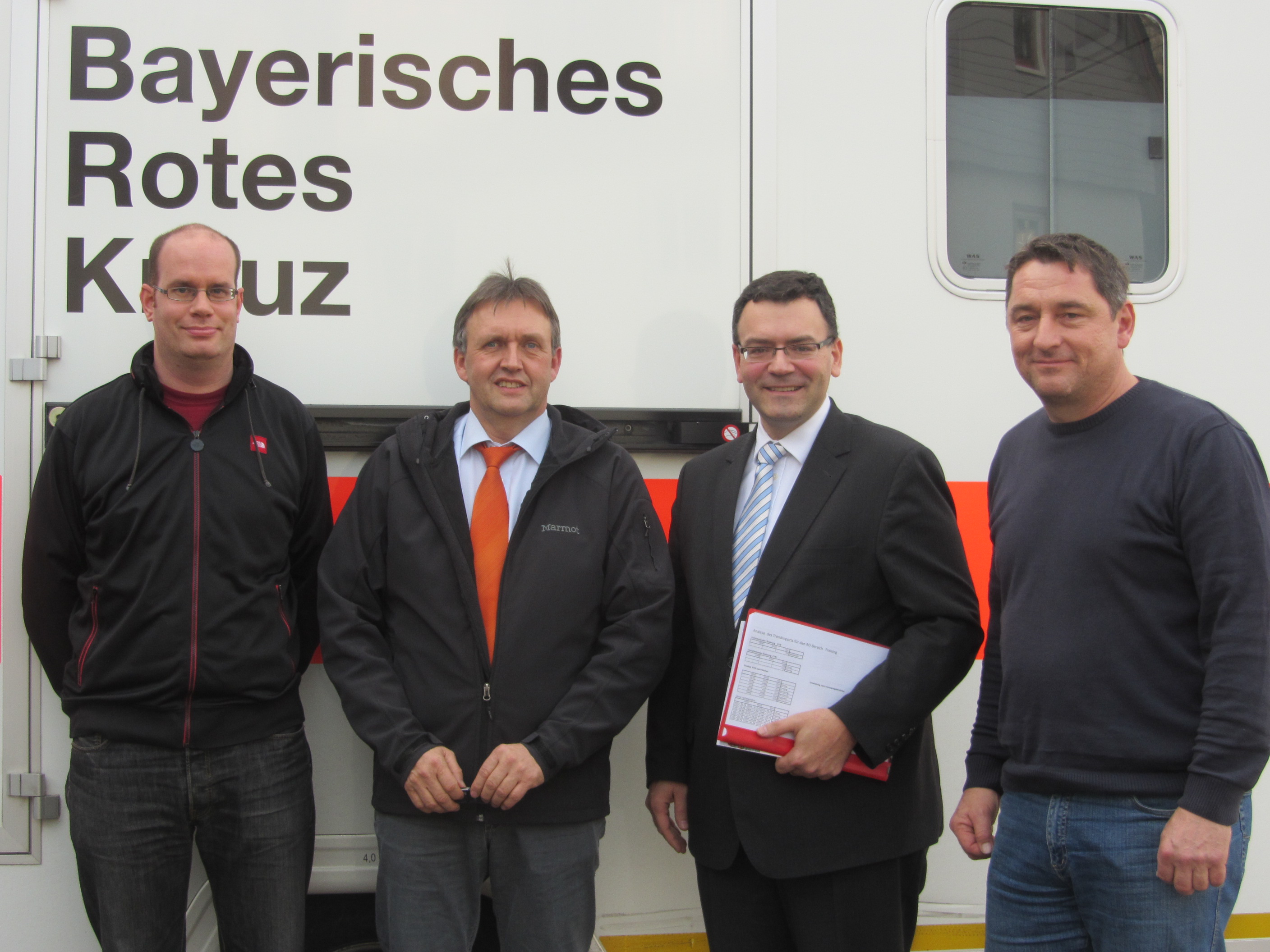 Informationsbesuch beim Bayerischen Roten Kreuz in Freising