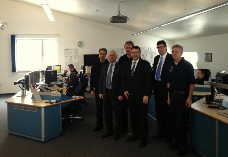 Informationsbesuch bei der Integrierten Leitstelle (ILS) in Erding