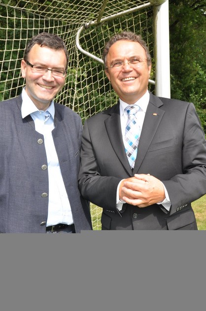 Sportgespräch mit Bundesinnenminister Dr. Hans-Peter Friedrich