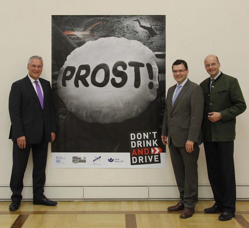 Gemeinsame Plakataktion - Prost - Don't drink and drive