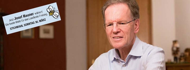 Stichwahl: Jetzt Josef Hauner zum Landrat wählen!