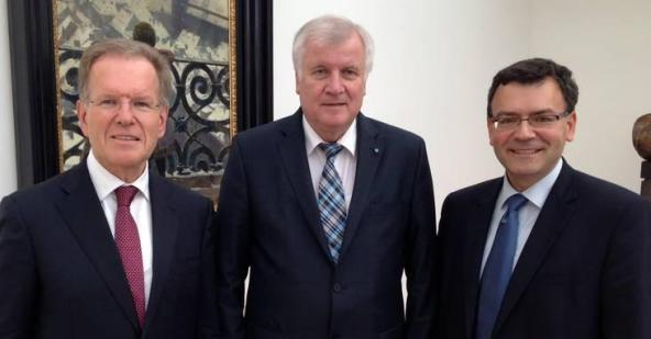 Meinungsaustausch mit Ministerpräsident Seehofer
