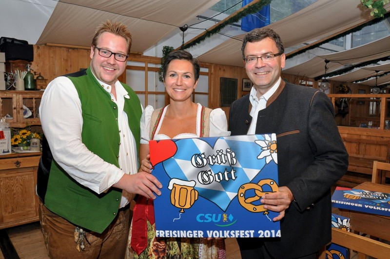 Traditioneller Volksfestbesuch der Freisinger CSU