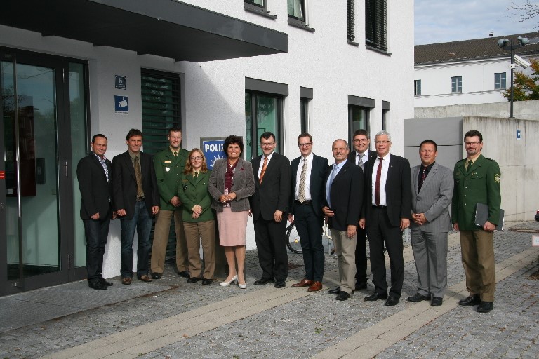 Besuch bei der Polizei in Mühldorf am Inn