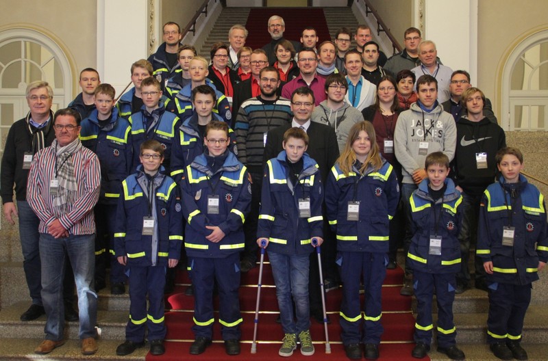 Jugendfeuerwehr, THW Jugend und Jugend Rot Kreuz aus dem Landkreis Freising zu Gast im Bayerischen Landtag