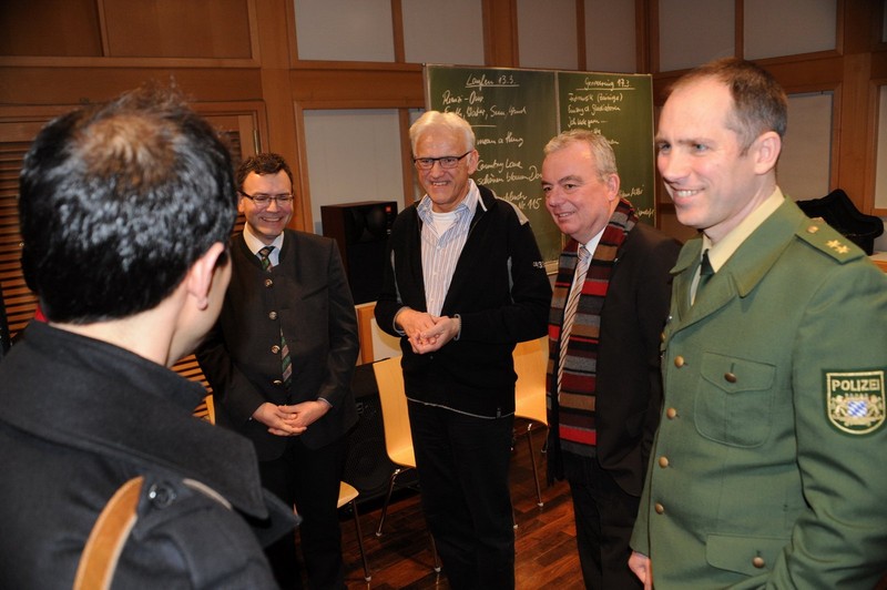 Besuch beim Polizeiorchester Bayern und der I. Abteilung der Bayerischen Bereitschaftspolizei