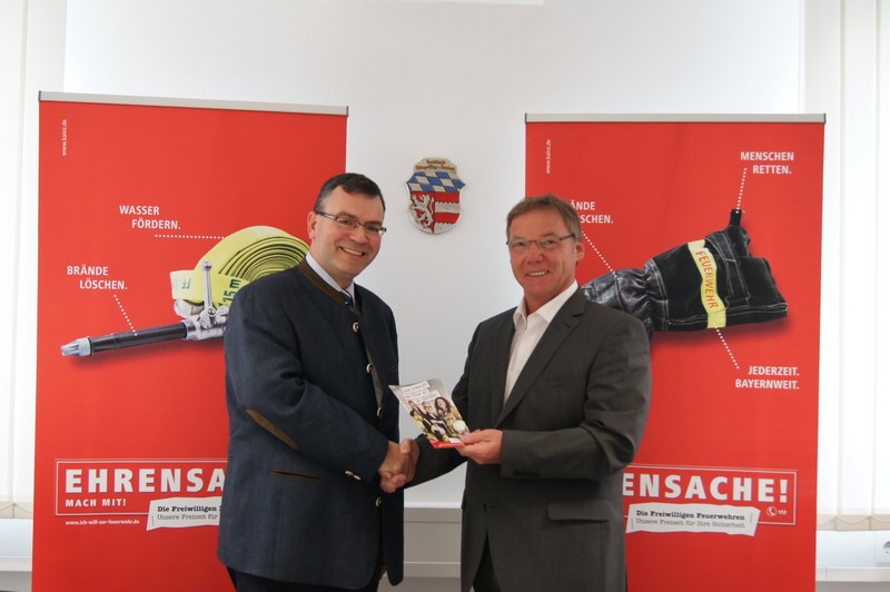 Gedankenaustausch mit dem Landesfeuerwehrverband Bayern