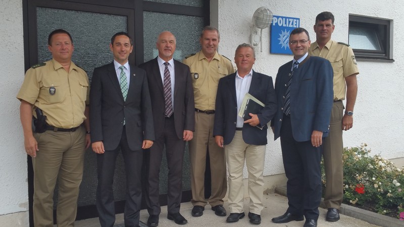 Illegale Migration: Besuch bei der Polizei in Piding