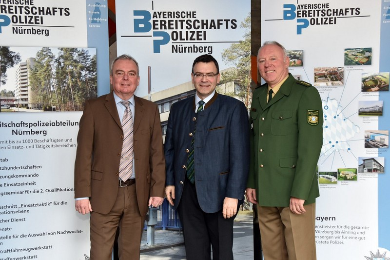 Informationsbesuch bei der IV. Bereitschaftspolizei-abteilung in Nürnberg