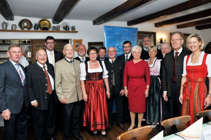 Geburtstags-Frühschoppen für Franz Obermeier