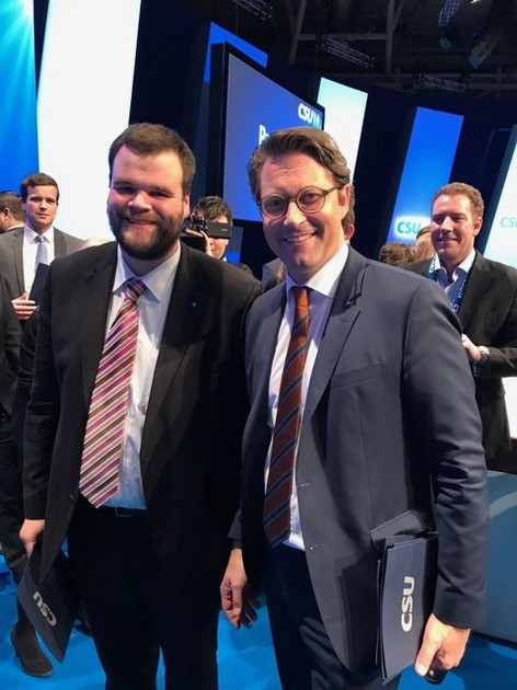 Manuel Mück hat CSU-Akademie Jahrgang 2016 erfolgreich absolviert