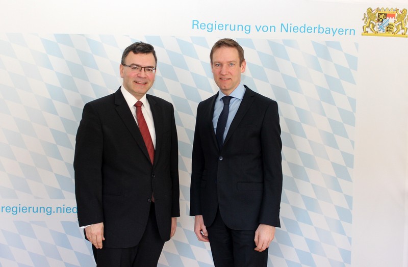 Gedankenaustausch mit dem neuen Regierungspräsidenten von Niederbayern