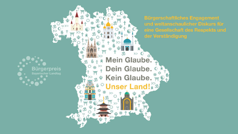 Bürgerpreis des Bayerischen Landtags 2017 setzt ein Zeichen für das Miteinander der Religionen im Freistaat