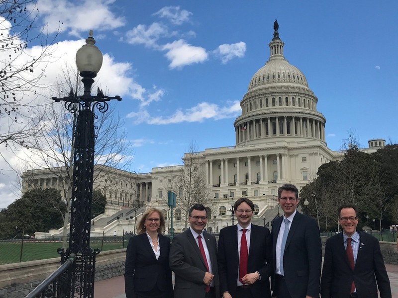 Politische Gespräche in Washington