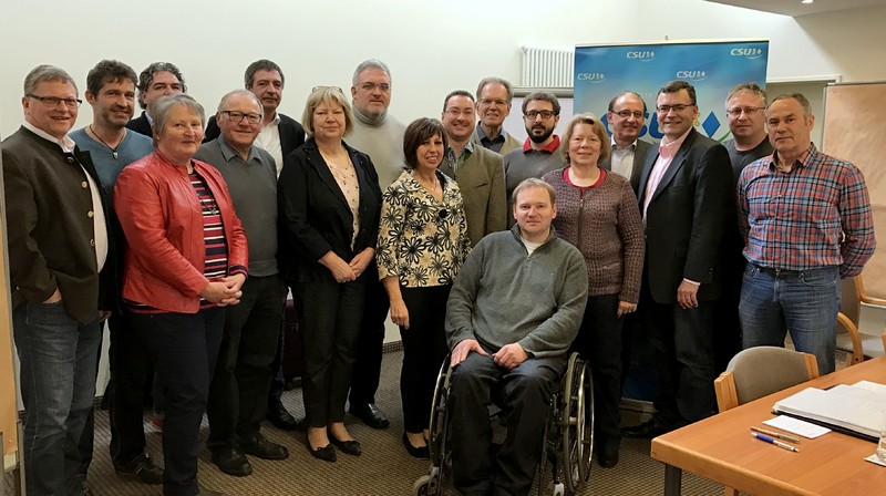 Klausur der CSU-Kreistagsfraktion 2017: Asyl und Investitionen