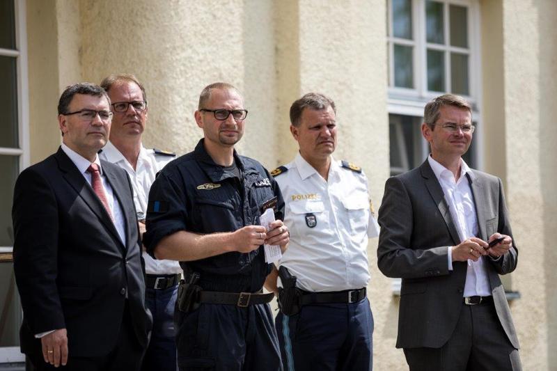 Informationsbesuch bei der Bereitschaftspolizei in Dachau