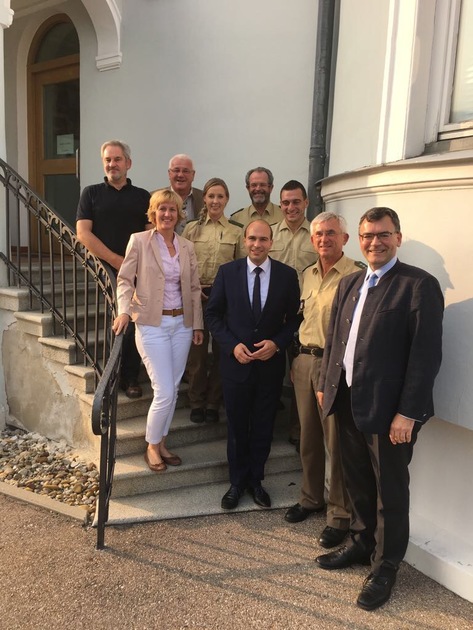 Besuch bei der Polizeiinspektion Mainburg
