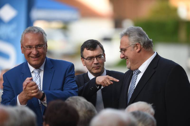 Kundgebung mit Innenminister Joachim Herrmann