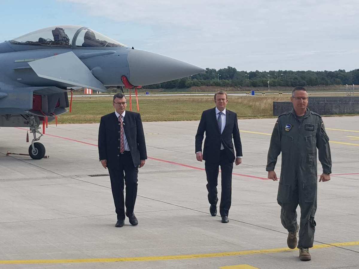 Verabschiedungsappell von Teilnehmern am Verstärkten NATO Air Policing Baltikum (VAPB)