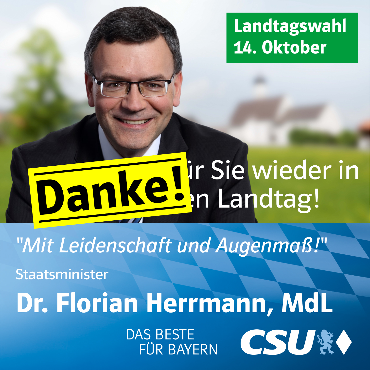 Herzlichen Dank für Ihr Vertrauen!