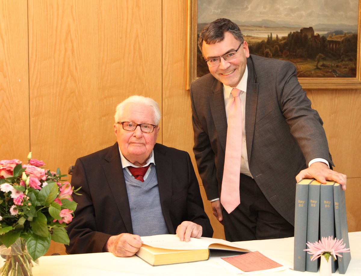 Besuch bei Dr. Hans-Jochen Vogel