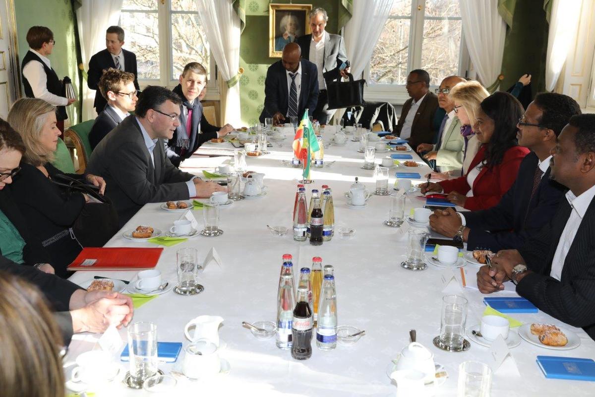 Gedankenaustausch mit Delegation aus Äthiopien