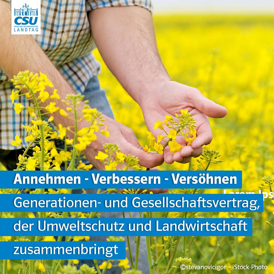 Artenschutz in Bayern: annehmen, verbessern, versöhnen