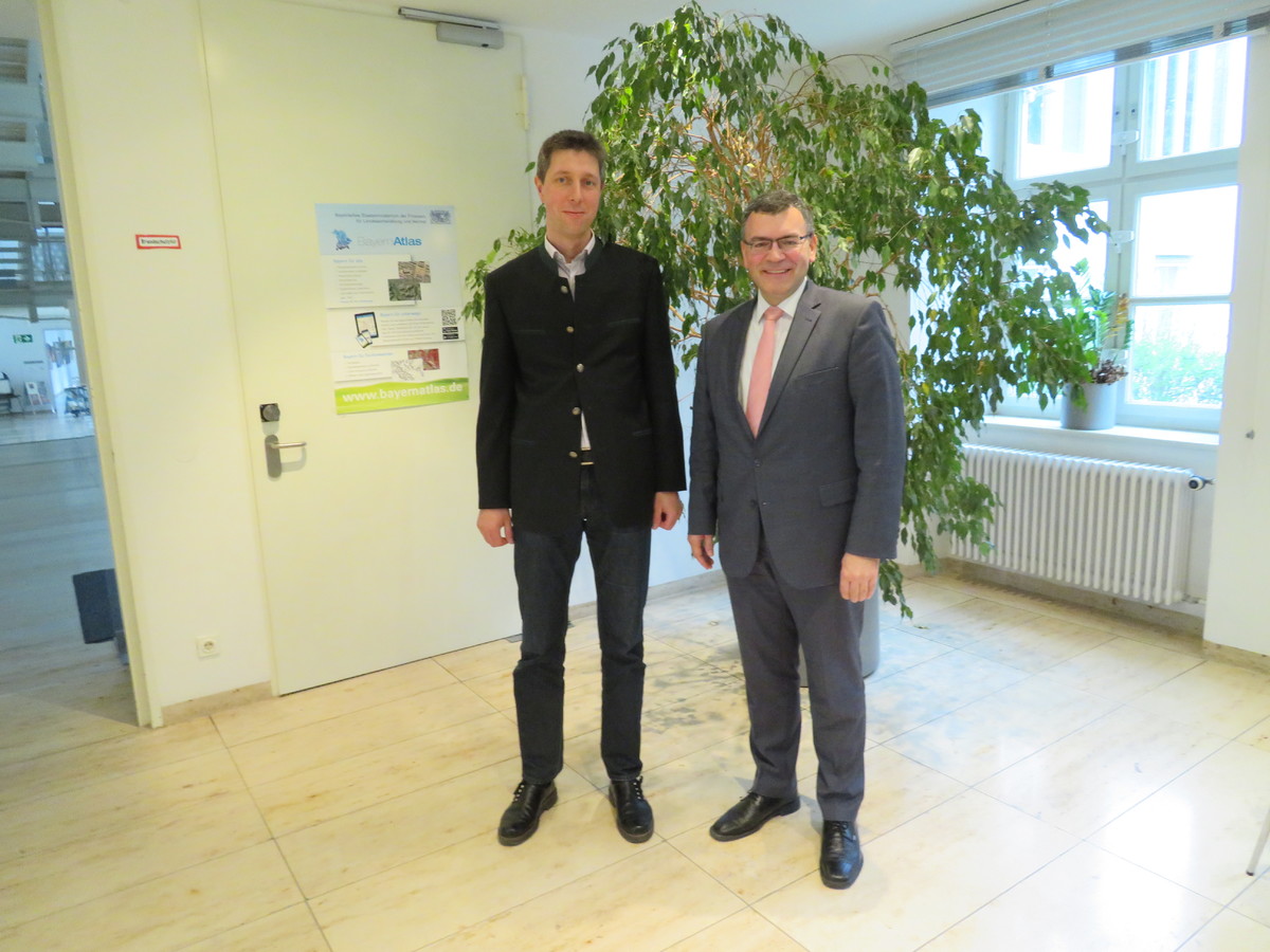 Antrittsbesuch beim Leiter des Vermessungsamtes Freising