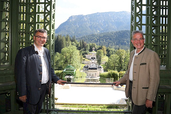 "Koalitionstreffen" auf dem Schloss "Koalitionstreffen" auf dem Schloss