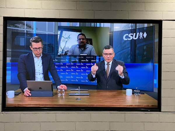 CSU LIVE zum Thema "Corona" CSU LIVE zum Thema "Corona"