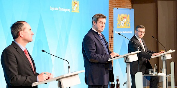 Bayern verlängert Lockdown / Kontaktbeschränkungen werden vertieft Bayern verlängert Lockdown / Kontaktbeschränkungen werden vertieft