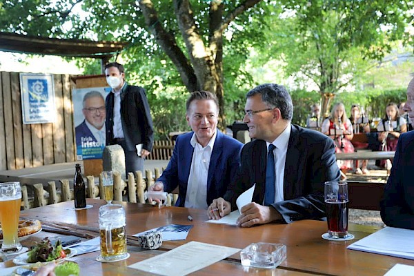Wahlkampfveranstaltung in Geisenfeld Wahlkampfveranstaltung in Geisenfeld