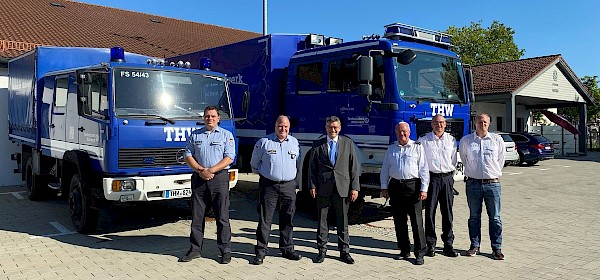 Gespräch im THW Freising über den Einsatz im Ahrtal Gespräch im THW Freising über den Einsatz im Ahrtal