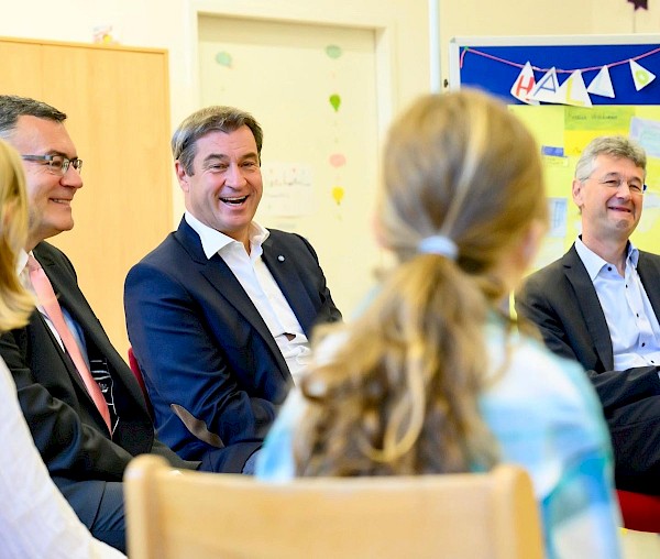 Schulanfang 2022: Besuch einer Grundschule in München Schulanfang 2022: Besuch einer Grundschule in München
