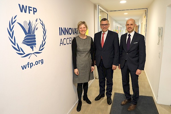 Besuch des World Food Programme Innovation Accelerator Besuch des World Food Programme Innovation Accelerator