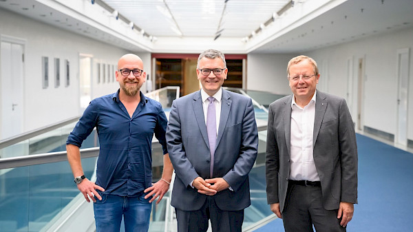 Gespräch mit Sebastian Ströhl und Prof. Jan Wörner Gespräch mit Sebastian Ströhl und Prof. Jan Wörner