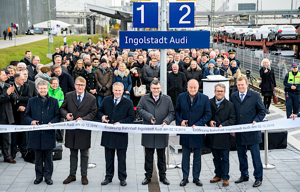 Bahnhalt Ingolstadt Audi 02.12.2019