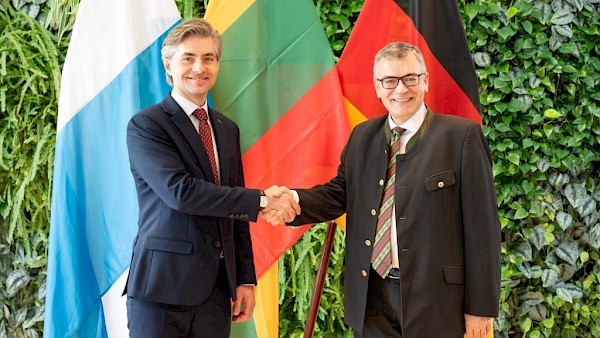 Gespräch mit Litauens Außenminister Kęstutis Budrys Gespräch mit Litauens Außenminister Kęstutis Budrys