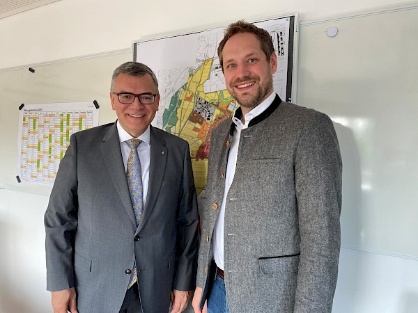 Gespräch mit Bürgermeister Henn