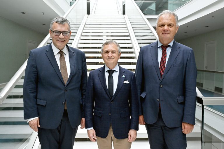 Gespräch mit Dr. Quitterer und Prof. Dr. Brieger