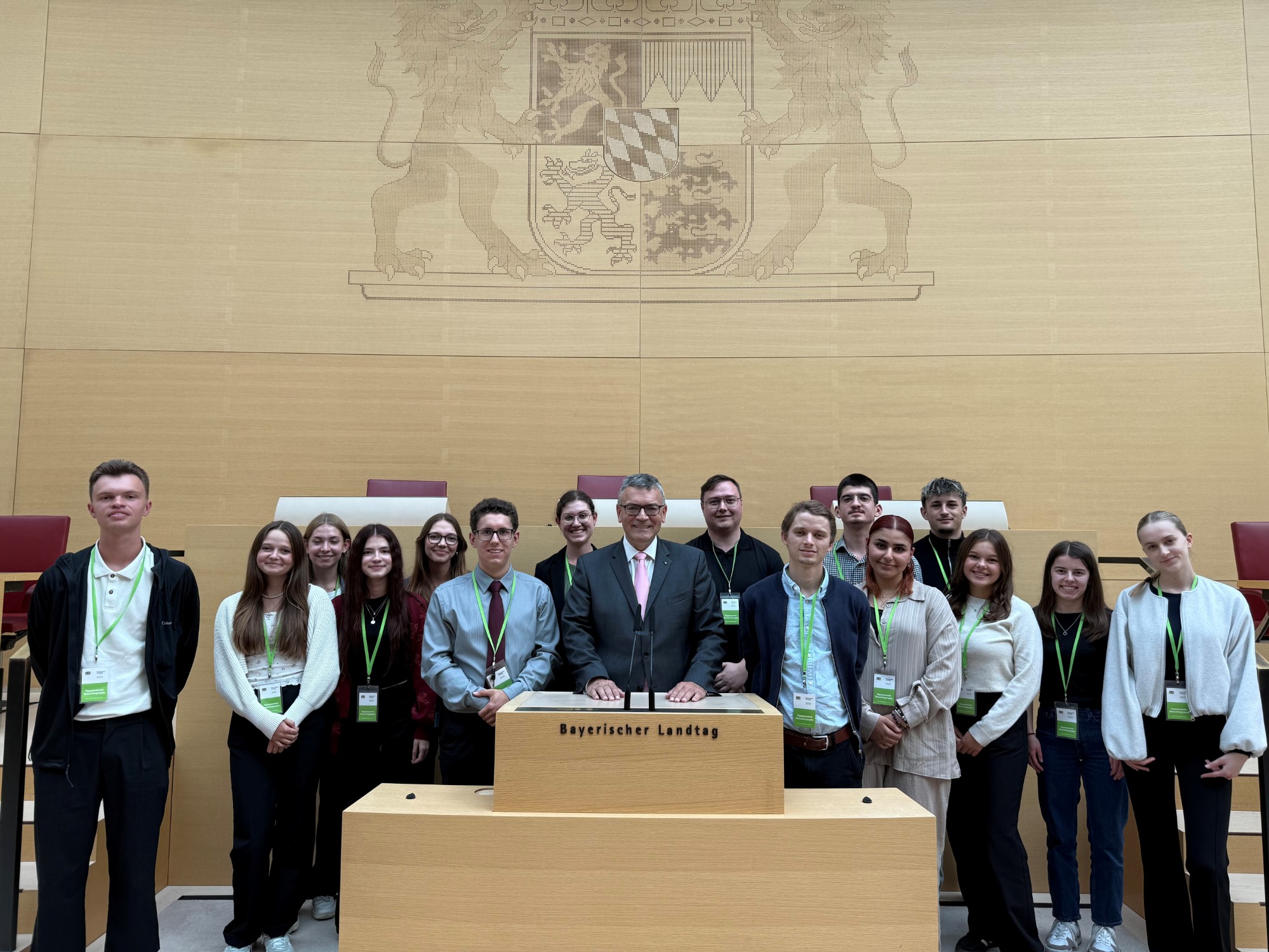 Landtagsbesuch der Azubis der Stadt Freising