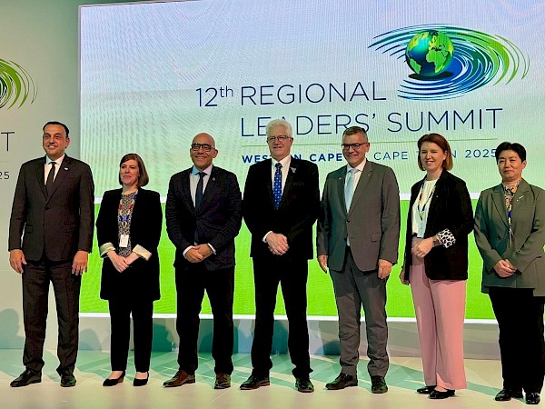 Unterzeichnung der Abschlusserklärung des Regional Leaders Summit in Kapstadt