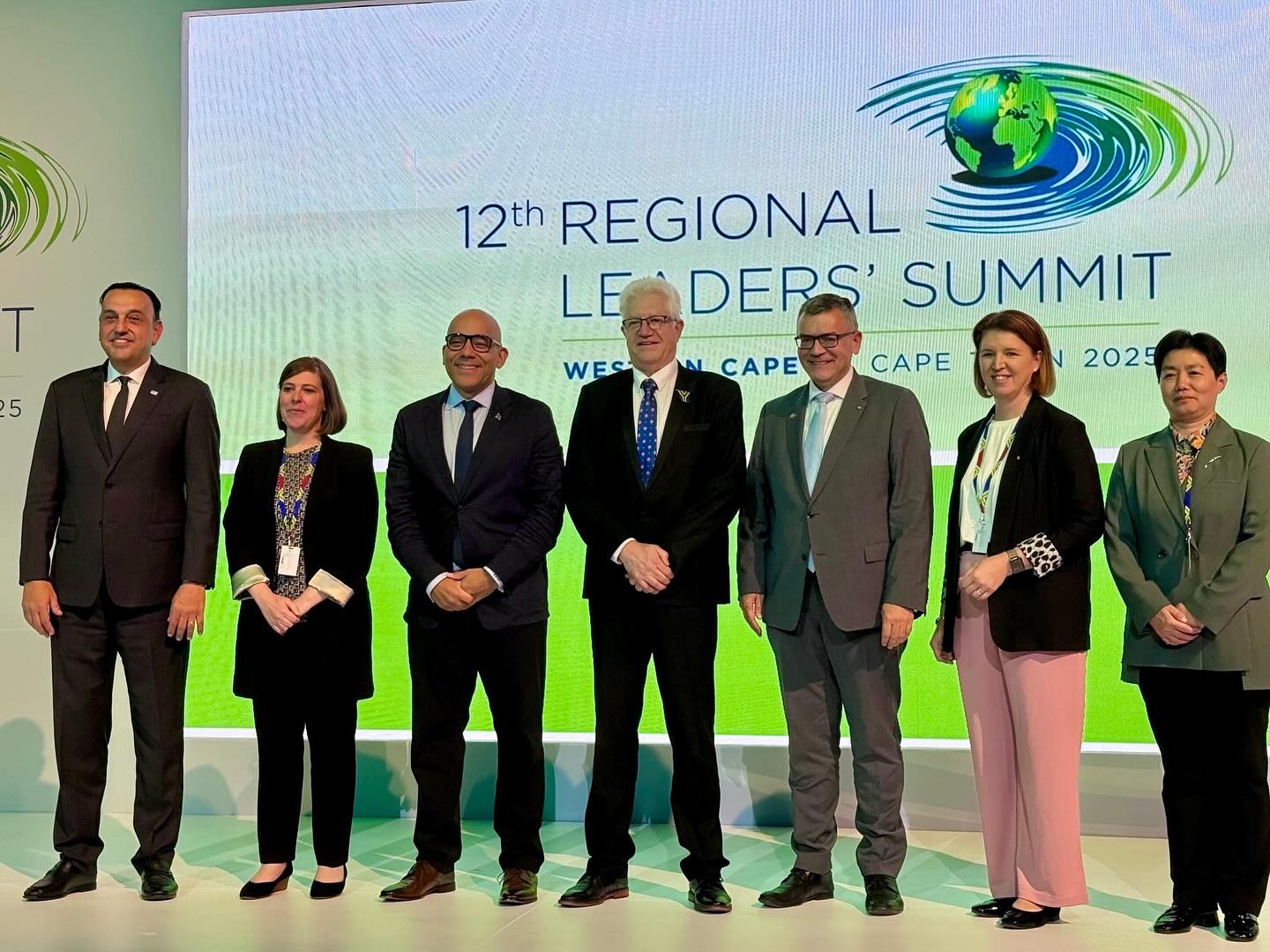 Unterzeichnung der Abschlusserklärung des Regional Leaders Summit in Kapstadt
