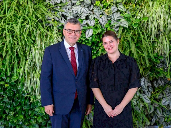 Gespräch mit Norwegens Handelsministerin Cecilie Myrseth