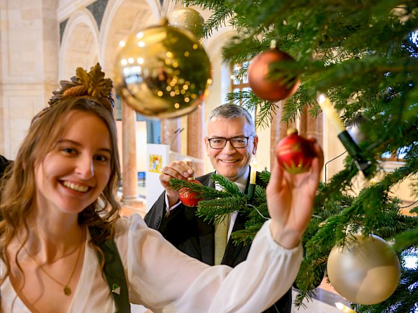 Christbäume für die Staatskanzlei 2025