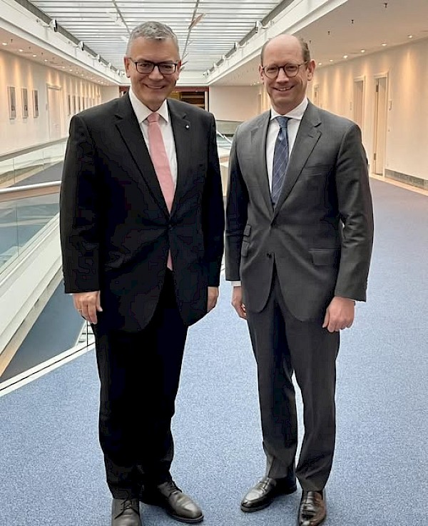 Austausch mit Dr. Markus Juppe von der Versicherungskammer Bayern